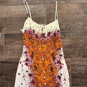 Intimately Free People Morning Song Maxi Dress, Ivory Combo,XS (NWOT)